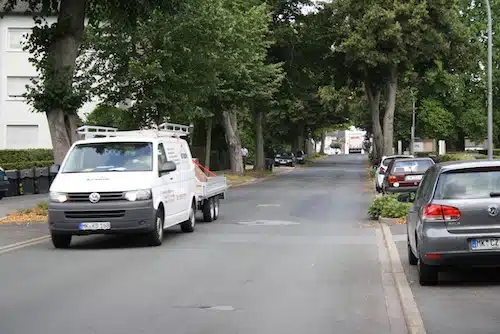 Auch die Lohstraße wurde von Schäden befreit (Foto: Stadt Hemer).