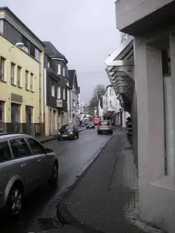 Die aktuelle Verkehrssituation in der Ennester Straße (Foto: Hansestadt Attendorn).