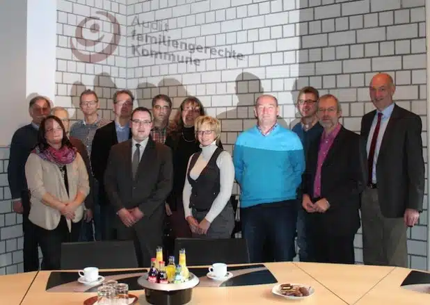 Die städtischen Akteure beim Audit „Familiengerechte Kommune“ (Foto: Stadt Lennestadt).