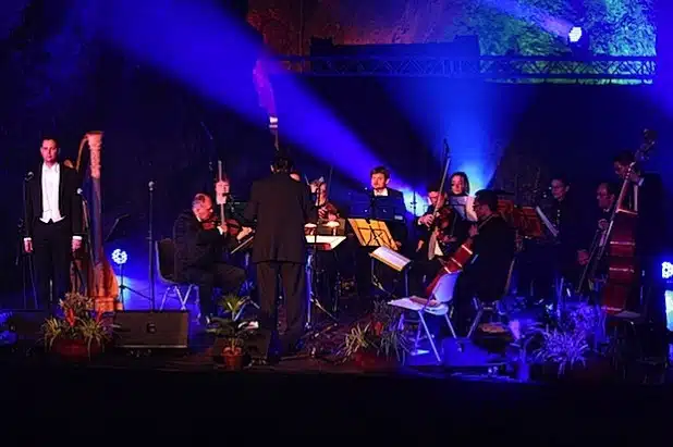 Das Venezia Festival Orchestra mit Dirigent Markus Elsner (Foto: Christian Paul).