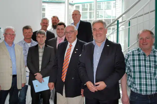 Im Olsberger Rathaus wurden jetzt die neu gewählten Ortsvorsteher der Stadt Olsberg in ihr Amt eingeführt (auf dem Foto fehlen: Elmar Hanfland, Michael Becker, Gerd Schmelter) - Foto: Stadt Olsberg.