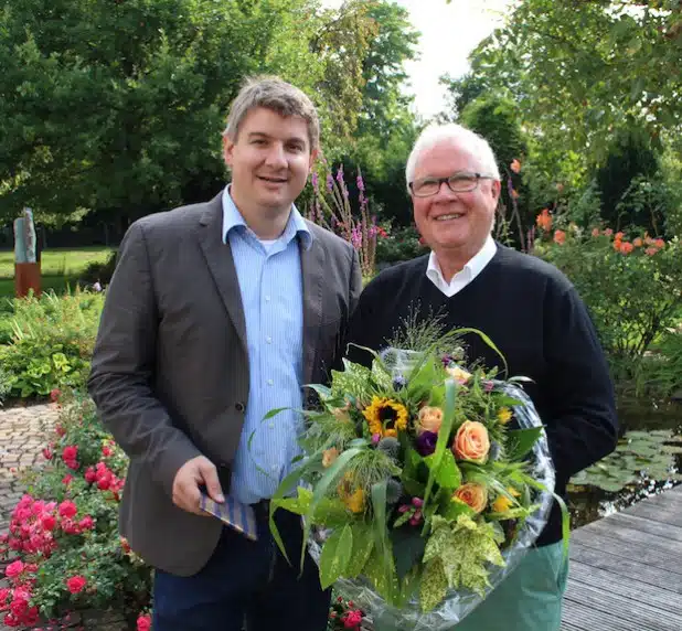 Dr. Remco van der Velden (links) und Franz Holtgrewe (Foto: Stadt Geseke).