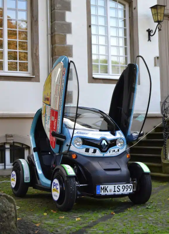 Das erste städtische E-Mobil (Foto: Stadt Iserlohn)