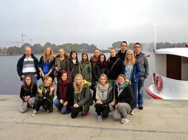 Ein Gang über den Jungfernstieg und an der Binnenalster gehören zu jedem Hamburgbesuch dazu (Foto: privat).