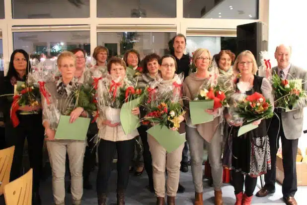  Im Diakonie Klinikum Jung-Stilling wurden Mitarbeiter für ihre 25- oder 40-jährige Dienstzeit geehrt.