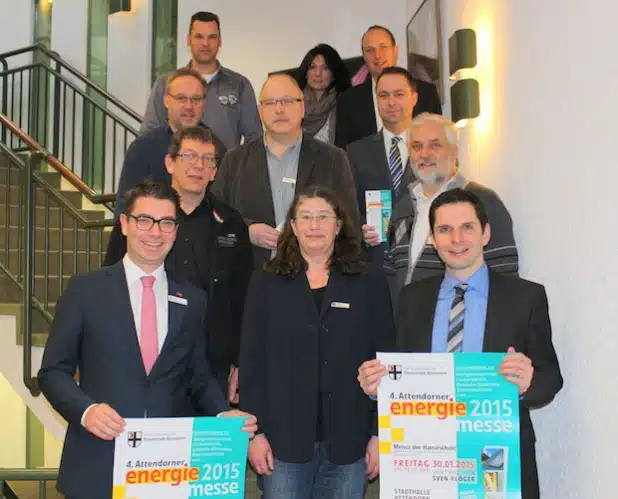 Zu einem letzten Vorbereitungsgespräch mit den Organisatoren der Energiemesse trafen sich in diesen Tagen die Aussteller im Attendorner Rathaus (Foto: Hansestadt Attendorn).