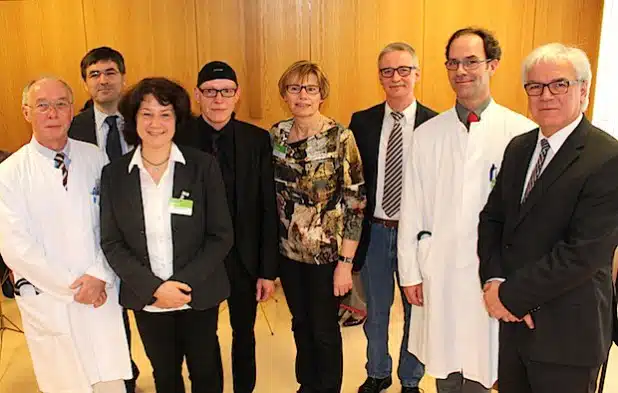 Feierstunde im Diakonie Klinikum Kredenbach: Vor 50 Jahren wurde die Klinik an ihrem heutigen Standort eröffnet (Foto: Diakonie in Südwestfalen gGmbH).