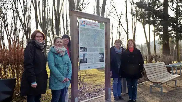 Von links nach rechts: Susanne Filthaut (Hansestadt Attendorn), Isabell Knott (Tourismusverband Biggesee-Listersee), Tatjana Schefers (Olpe Aktiv e.V.), Imke Grotelüschen (Tourismusverband Biggesee-Listersee) und Christiane Rosenberg (Stadt Meinerzhagen) - Foto: J. Helmecke.