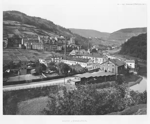 Das Werk Lennestein der Firma Basse & Selve um 1910 (Foto: Kreisarchiv).