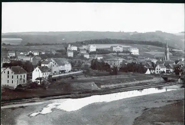 Werdohl und sein Villenviertel im Jahr 1898 (Foto: Kreisarchiv).