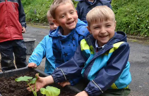 Der Wettbewerb soll den Kindern Spaß machen. Dies beweisen die Kids aus der AWO-Kita Vormwald (Foto: Stadt Hilchenbach).