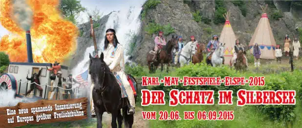 Der Schatz im Silbersee wird auf der Freilichtbühne in Elspe gehoben. Die Jugendpflege lädt alle Interessierten ab 8 Jahren ein, am 1. Juli mit dabei zu sein (Quelle: www.elspe.de).