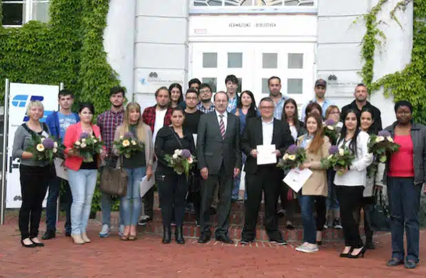 Der Landrat begrüßte 33 neue Staatsbürger/innen (Foto: Erkens/Märkischer Kreis)