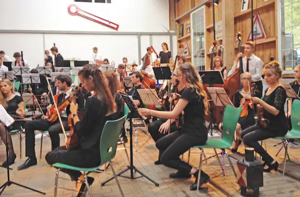 Das MJO bei seinem Konzert im August in Herscheid (Foto: Detlef Krüger/Märkischer Kreis).