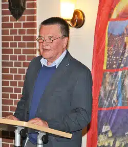 Hans Ludwig Knau hielt das Referat (Foto: Hendrik Klein/Märkischer Kreis).