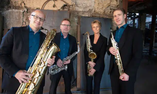 Das "Pindakaas Saxophonquartett" - Quelle: Hansestadt Attendorn