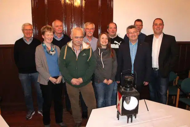 V.l.n.r.: Martin Köhler, Anja Wigger, Martin Willmes, Lothar Grütz, Uli Hilchenbach, Anna-Lena Wigger, Peter Schürholz, Sascha Koch, Stefan Tump und Andre Grütz - Foto: Stefan Tump