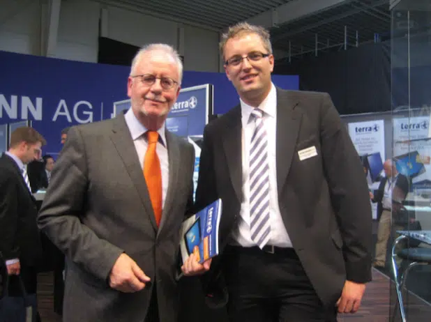 Verkaufstrainer Hans Peter Berg mit Sven Göbel von der Wortmann AG. Bild: Hans Peter Berg – BTC Berg Training Consulting 