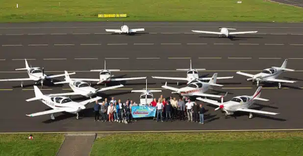  Glasair-Convention auf der Lipper Höhe: Piloten aus ganz Deutschland, aus England und Österreich waren zum Familientreffen auf den Siegerland-Flughafen gekommen. - Quelle: Sven Vollert