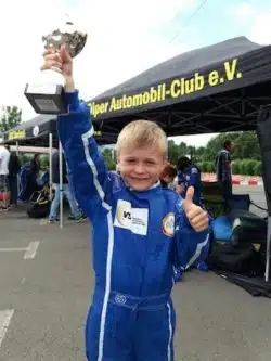 Noah Beckmann machte, für den Olper Automobil-Club, den 2. Platz