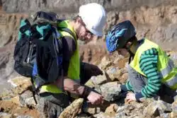 Fossilien- und Mineraliensuche im Hohenlimburger Steinbruch in Hagen